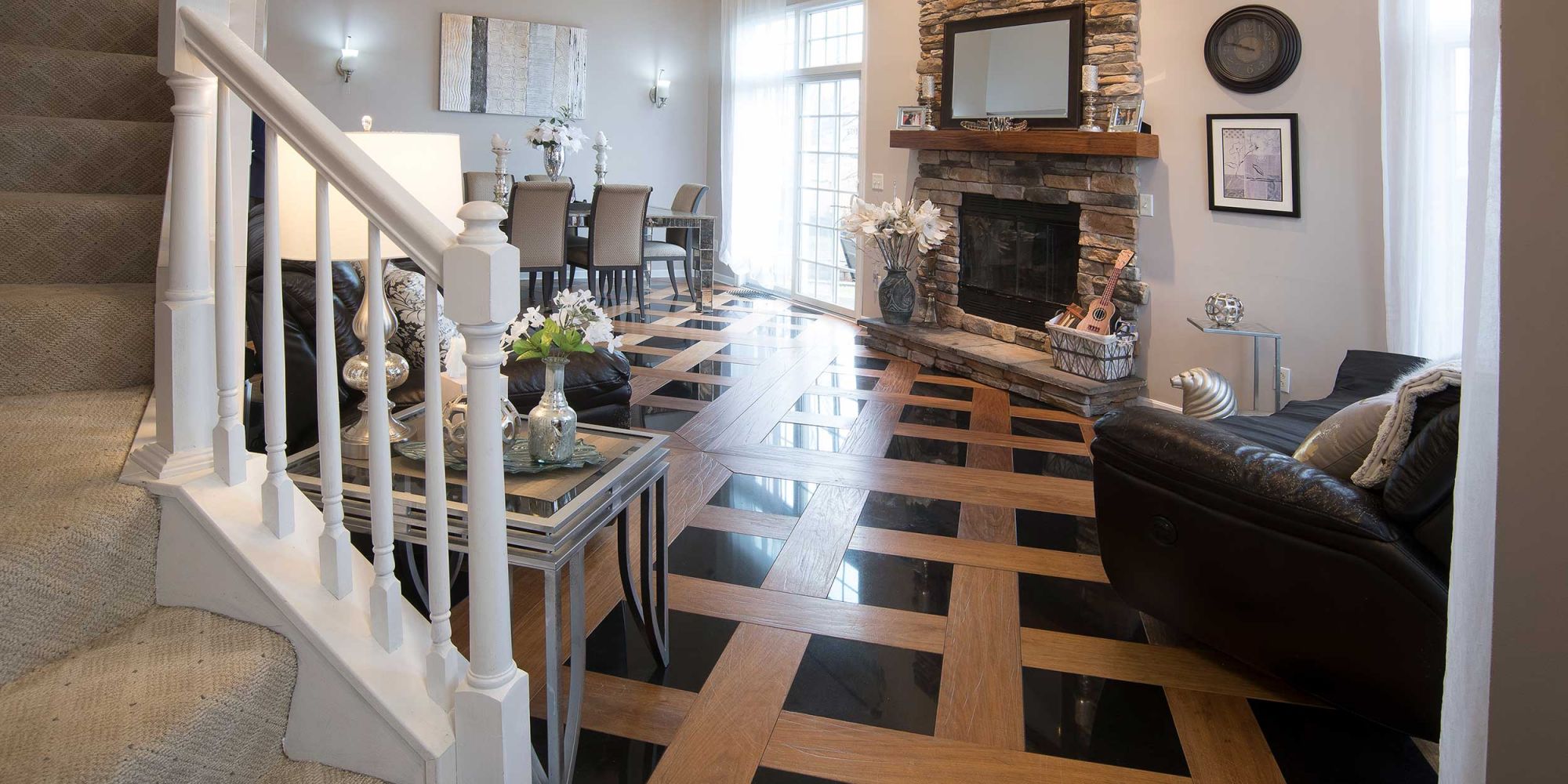 Wood and Tile